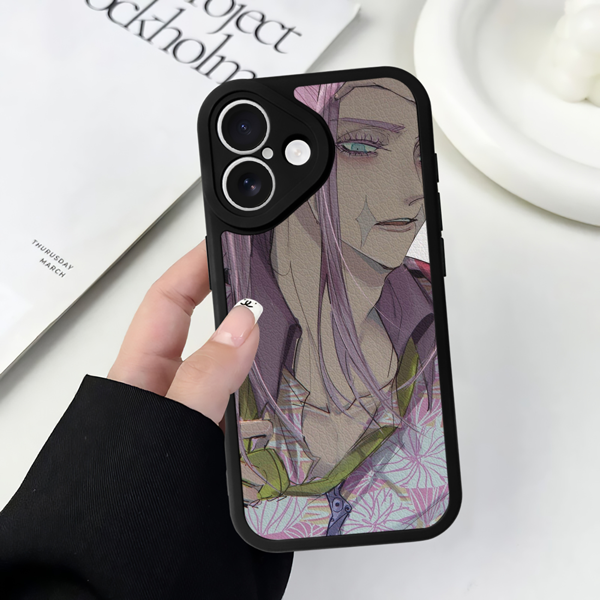 （画像用） 東京リベンジャーズ Tokyo Revengers 【iPhone 16シリーズ対応】シリコンスマホケース（レザー調） 材質：シリコン
